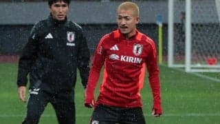 スキンヘッドを卒業した前田大然が金髪にチェンジ、日本代表が北朝鮮代表戦に向け25名揃って最終調整！