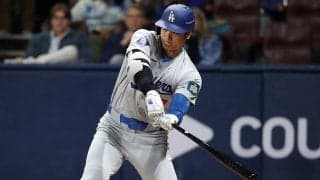 大谷翔平、ドジャース初打席は遊ゴロ　打席で珍事も…初対戦はダルビッシュに軍配