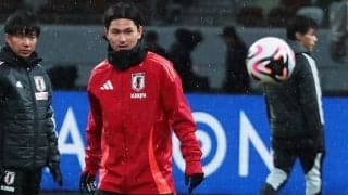 「ヘアバンドをプレゼントしたい」前田大然の娘の理想と言われた南野拓実、過去に敗れた北朝鮮との戦いには「何がなんでも勝つ」と強い気持ちを見せる