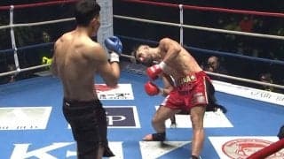 魔裟斗、驚愕の失神KO「２メートルが崩れ落ちた…」 中国巨神兵が圧巻4ダウンを奪う衝撃の重量級決着