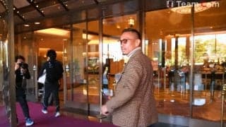 「オーラすごい！」日本代表復帰の長友佑都、“貫禄の宿舎入り”が大反響！ イタリア系ファッション＆爆笑ジョークに「周りが笑顔になるし雰囲気が良くなる」などの声