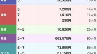 大井10Rで3連単754万円の大波乱 馬複66万3070円は地方競馬レコード