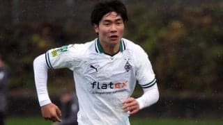 日本代表戦の裏で…ボルシアMGのFW福田師王が2ゴールの大活躍を見せ監督も絶賛「何より相手ボックス内での動きが非常に上手い」