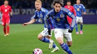 「上手すぎる」上田綺世のヒールパスも目の前でハッキリ！日本代表の先制ゴールをピッチサイドから捉えた映像が話題「このアングルはすごい」