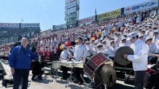 大阪桐蔭ブラバン「ドラゴンボール」など人気曲を披露　センバツ