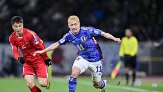 【北朝鮮戦で見えた森保ジャパンの「FW陣の序列と起用法」(2)】前田大然は三笘薫と並ぶ左アタッカーへと主戦場を移すか。浅野は「限られた時間で凄まじい集中力」を武器に