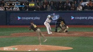 その低さであんなに飛ぶの？大谷翔平の超絶弾丸ライナー＆タティスJr.のフェンス激突アピールがまさに“メジャー級”