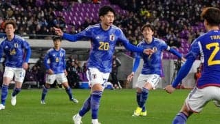 U-23日本代表は逆転負け…平河悠が開始早々に先制ゴールも、五輪出場決定のマリにペース握られ不安の残る敗戦【国際親善試合】