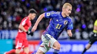 「純也くんの真似しないで」日本代表FW前田大然が田中碧にまさかのお願い！ 北朝鮮との試合での「注目場面」で、田中が伊東純也のルーティンを継承