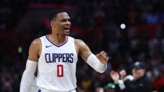 左手骨折で手術を受けていたクリッパーズのラッセル・ウェストブルックが来週にも復帰へ