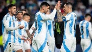 アルゼンチンがメッシ不在も快勝！　アメリカ遠征初戦のエルサルバドル戦でプレミア勢3発【国際親善試合】