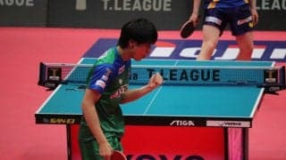 戸上隼輔が“スター軍団”KM東京を優勝に導く　篠塚大登とのパリ五輪ペアに言及「国際大会で経験を積む」【Tリーグ】