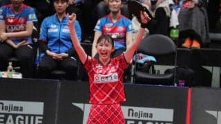 「ここがリベンジする場」早田ひな、平野美宇撃破で2年ぶりV導く　「日本生命にいて良かった」と笑顔で感謝【Tリーグ】