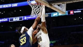 レイカーズがペイサーズとのハイスコアリングゲームを制して3連勝…八村塁は9得点をマーク