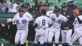 帽子に刻んだ「石川のために」　日本航空石川、見せた粘り　センバツ