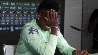 「未来で二度と同じことが起こらないよう戦う」 ヴィニシウスが涙しながら差別問題に言葉紡ぐ