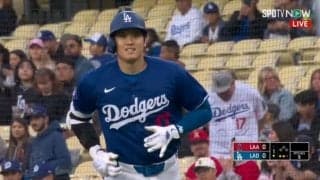 グラウンド内で騒動の影響なし 大谷翔平、声明直後の試合にもファンからは温かい歓声のシャワー「声援で嬉しいな」「何があっても応援する！」