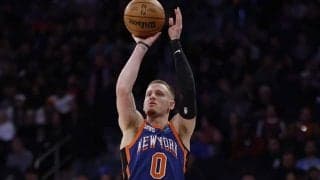 ニックスのドンテ・ディビンチェンゾが自己最高の40得点…球団新記録の3ポイント11本成功