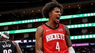 プレーイン参戦を狙うロケッツのジェイレン・グリーン「毎日、順位表は見ている」