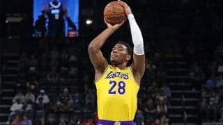 八村塁がキャリアハイ7本の3Pを成功…32得点の活躍でレイカーズを5連勝に導く、日本人対決は実現せず