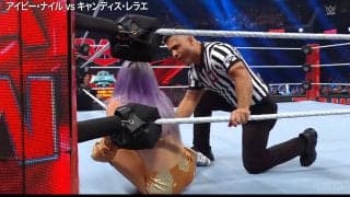 童顔の“妖精”美女レスラー、レフェリーを欺く暴挙！ まさかの展開にパートナー困惑…“小川直也式”飛行機ポーズで歓喜の退場も