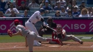 おいベッツ、マジか！ 大谷翔平、幻タイムリーに“ズッコケ”の瞬間「足速すぎなんだわ」 