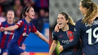 前回王者バルセロナが6年連続の4強入り！快勝PSGは準決勝でリヨンとのフランス勢対決へ【UWCL】