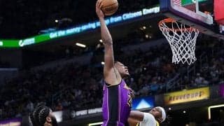 第4Qの追撃届かずレイカーズがペイサーズに敗戦…八村塁は3ポイント2本含む14得点