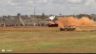 「OMG！」ラリー車が“2回転”する衝撃アクシデント “世界一過酷”伝統のサファリ・ラリー象徴、タフすぎるシーンにSNS驚愕