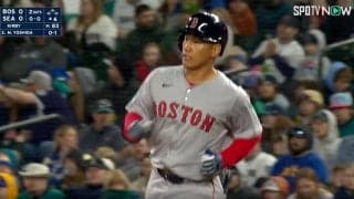 あと1mで入ったのに！レッドソックス・吉田正尚、逆方向への特大ファウル…今季初ホームラン未遂でポーカーフェイスが一瞬だけ崩れた瞬間