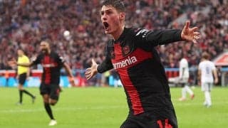 終盤に劇的2ゴール、レバークーゼンが逆転勝利で初優勝へまた一歩近づく【ブンデスリーガ】