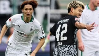 「ニヤニヤしちゃう」「需要を理解している」試合前に再会した日本代表2人が笑顔で握手！ 板倉滉＆堂安律のコンビにファンも歓喜「ニコニコだなぁ」