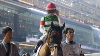 【ドバイターフ】C.デムーロ「惜しかったです」ナミュールは惜しい2着