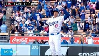 大谷翔平、4打数1安打2三振も追撃の口火を切る爆速ヒット 最強ドジャース打線はホームラン攻勢で4点差を逆転し連敗阻止