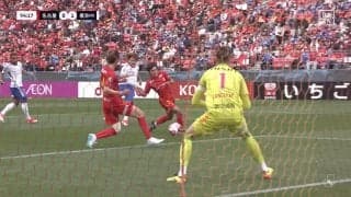 「すげええええ」「まだくるか」7人の砦を打ち破るスーパーフィニッシュワークの一部始終　次から次へと走りこんではシュートを打ちまくる怒涛の波状攻撃にファン大興奮「そこにサイドバック！」