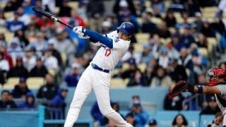【MLB】大谷翔平、強烈“175キロ”の一打も二塁正面に　今季3打点目でドジャース先制点