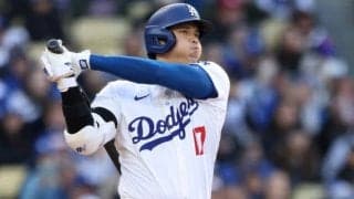 移籍6試合目でもう球団記録更新、名門でも出色で際立つ大谷翔平の「爆速打球速度」