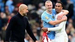 グアルディオラ監督が真っ向から反論！ ハーランドに対する「ほんとんど2部リーグの選手」の評価に「絶対に違う。彼は世界最高」