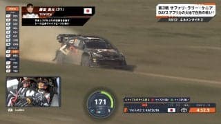 頭のネジがぶっ飛んでる！世界最速ラリーカー、荒れまくる未舗装路で“全開”時速170キロ超激走シーン 異次元の加速＆度胸にあ然