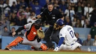 大谷翔平が待望の移籍1号&足でも魅せた！ 一塁から激走「ジェット噴射！」と現地メディアも驚く