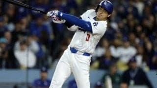 大谷翔平が「打ち砕いた」！　170キロ、131メートルの“待望1号”に米記者は歓喜「素晴らしい光景だ」
