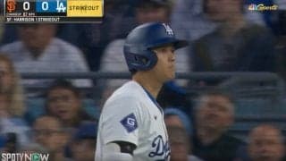 大谷翔平、ホームランを打つ兆候を見せていた…？ 空振り三振後に見せた“表情の変化”にファン注目 「こういう顔してなかった」「目つきが違う」