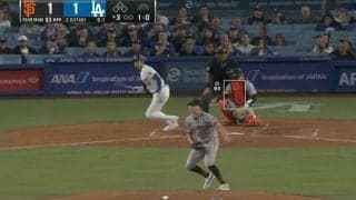 大谷翔平、最初の3歩がヤバすぎる… 反則級に急加速する“足”で奪った内野安打にファン騒然 「速すぎるだろ」「ずっと走ってたもんな」