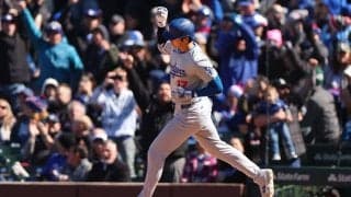 大谷翔平、2戦連続2号2ランに敵地騒然　鈴木誠也の目の前で…日本人歴代最多あと2