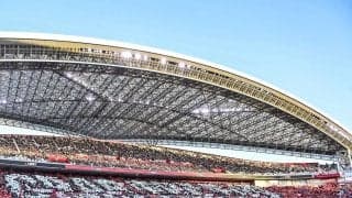 「すごい綺麗に咲いてる」埼玉スタジアムが公開した、浦和レッズの試合前の「スタジアムの桜、満開写真」にファン興奮！「明後日早めに行って写真撮ろ」などの反応