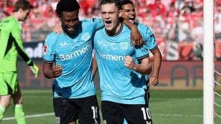 ヴィルツPK弾で10人ウニオンに競り勝ったレバークーゼンが9連勝達成！　2位バイエルンと16pt差で初優勝秒読みに【ブンデスリーガ】