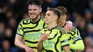 冨安途中出場のアーセナルが三笘不在のブライトンに完勝！再び暫定首位に浮上【プレアミリーグ】