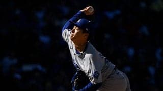 山本由伸、5回3安打無失点で初勝利の権利　8Kはメジャー自己最多…誠也とは2打数無安打