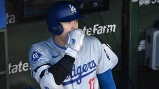 空振りだけで大歓声…大谷翔平の“珍カウンター”出現　米記者逃さず、異次元の注目