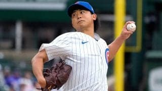 今永昇太は4回43球2安打3奪三振の好投も2時間50分中断の末に降板し2勝目はお預け　鈴木誠也は3打数無安打1死球2三振1打点で2試合ノーヒット